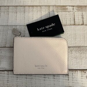 Nwt Kate spade mini zip card case